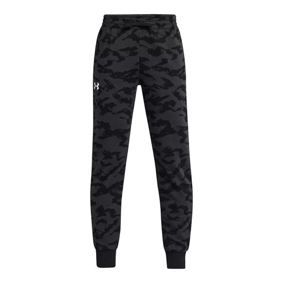 Under Armour Printed Rival Fleece Jogger Pants Boy's Size: Large Black new - Picture 7 of 9